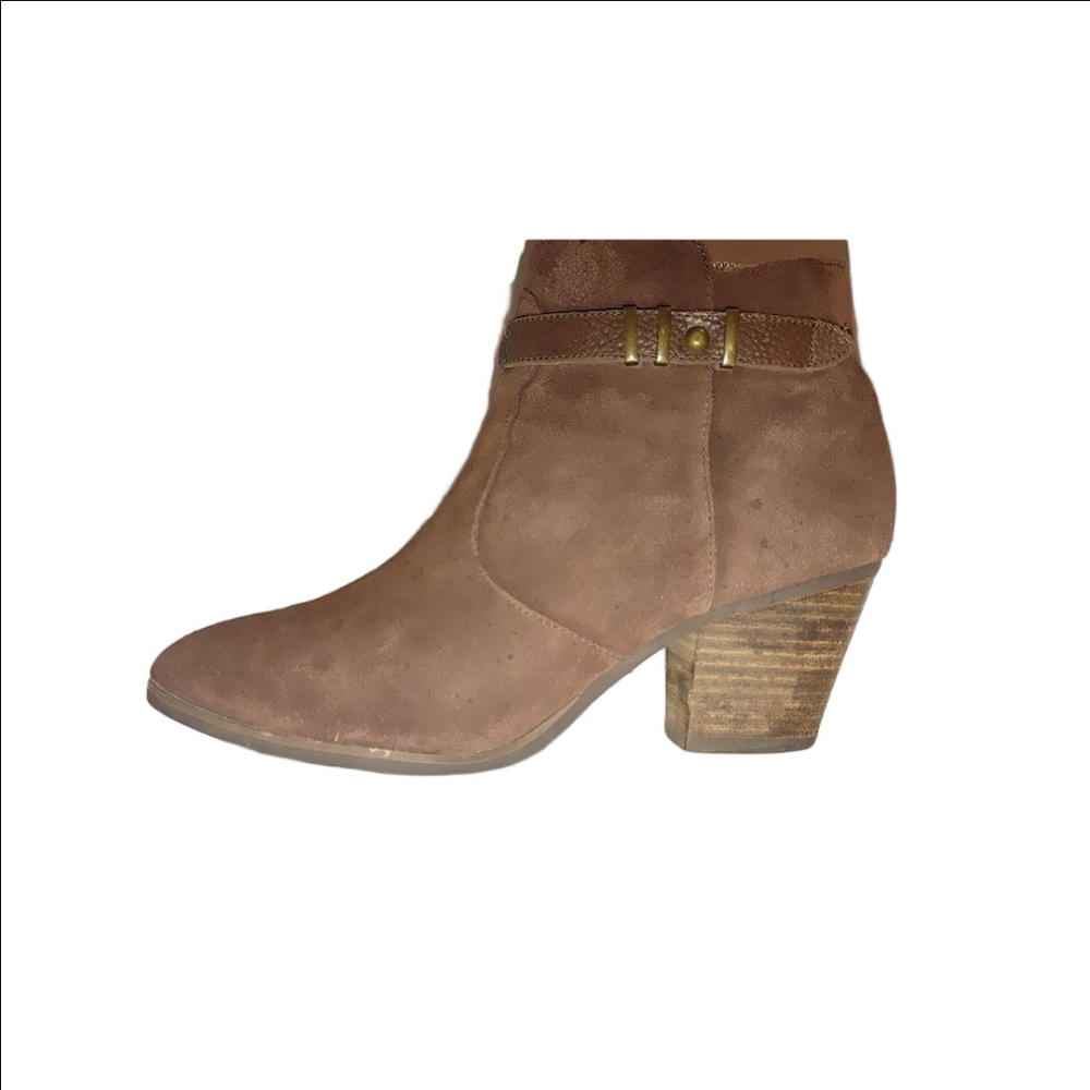 Seychelles Take Notice Nubuck Suede Boots Size 8